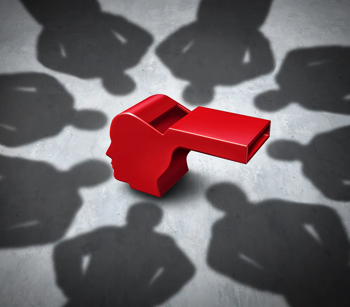 Trillerpfeife und Schatten